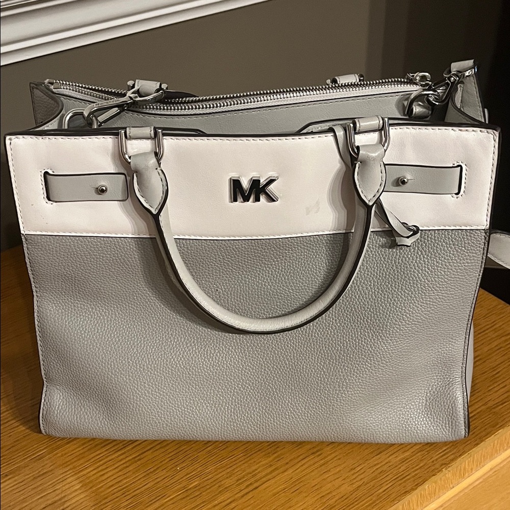 Michael Kors Two-Tone Gray Satchel